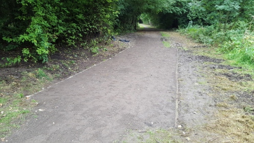 The finished path
